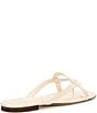 Antonio Melani x M.G. Style William Textured Leather Thong Flat Sandals, Color:Sweet Cream - Image 2