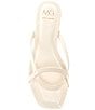 Antonio Melani x M.G. Style William Textured Leather Thong Flat Sandals, Color:Sweet Cream - Image 5