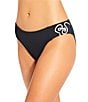 Antonio Melani x Style by Simkins Alice Hipster Tab Side Swim Bottom, Color:Black - Image 1