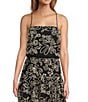 Antonio Melani x Style by Simkins Aoife Crochet Top & Skirt Set, Color:Black/Ivory - Image 3