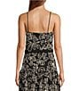 Antonio Melani x Style by Simkins Aoife Crochet Top & Skirt Set, Color:Black/Ivory - Image 4