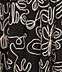 Antonio Melani x Style by Simkins Aoife Crochet Top & Skirt Set, Color:Black/Ivory - Image 5