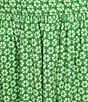 Antonio Melani x Style by Simkins Charlotte Printed Poplin Top & Skirt Set, Color:Green Print - Image 4