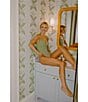 Antonio Melani x Style by Simkins Charlsie V-Wire One Piece Swimsuit, Green - Image 8