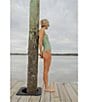 Antonio Melani x Style by Simkins Charlsie V-Wire One Piece Swimsuit, Green - Image 11