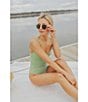Antonio Melani x Style by Simkins Charlsie V-Wire One Piece Swimsuit, Green - Image 13