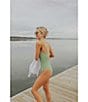 Antonio Melani x Style by Simkins Charlsie V-Wire One Piece Swimsuit, Green - Image 15