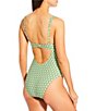 Antonio Melani x Style by Simkins Charlsie V-Wire One Piece Swimsuit, Color:Green - Image 2
