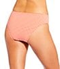 Antonio Melani x Style by Simkins Clementine Mid Waist Swim Bottom, Color:Pomelo - Image 2