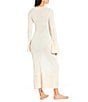 Antonio Melani x Style by Simkins Emily Long Sleeved Crochet Maxi Dress Swim Cover-Up, Color:Ivory - Image 2