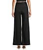 Antonio Melani x Style by Simkins Fran Linen Blend Coordinating Rope Belt Pants, Color:Black - Image 2