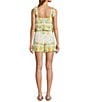 Antonio Melani x Style by Simkins Lindsey Printed Linen Blend Set, Color:Yellow Scarf - Image 2