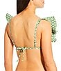 Antonio Melani x Style by Simkins Marguerite Ruffle Swim Top, Color:Green - Image 3