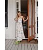 Antonio Melani x Style by Simkins Maybry Floral Print Poplin Sweetheart Neck Sleeveless Dress, Color:Multi Floral - Image 4