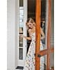Antonio Melani x Style by Simkins Maybry Floral Print Poplin Sweetheart Neck Sleeveless Dress, Color:Multi Floral - Image 6