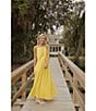 Antonio Melani x Style by Simkins Natalie Drapey Cutout Square Neck Sleeveless Dress, Daffodil - Image 8