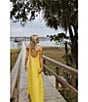 Antonio Melani x Style by Simkins Natalie Drapey Cutout Square Neck Sleeveless Dress, Daffodil - Image 10