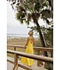 Antonio Melani x Style by Simkins Natalie Drapey Cutout Square Neck Sleeveless Dress, Daffodil - Image 11