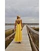 Antonio Melani x Style by Simkins Natalie Drapey Cutout Square Neck Sleeveless Dress, Daffodil - Image 16