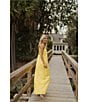 Antonio Melani x Style by Simkins Natalie Drapey Cutout Square Neck Sleeveless Dress, Daffodil - Image 22