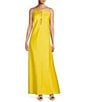 Antonio Melani x Style by Simkins Natalie Drapey Cutout Square Neck Sleeveless Dress, Color:Daffodil - Image 1