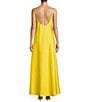 Antonio Melani x Style by Simkins Natalie Drapey Cutout Square Neck Sleeveless Dress, Color:Daffodil - Image 4