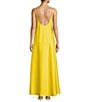 Antonio Melani x Style by Simkins Natalie Drapey Cutout Square Neck Sleeveless Dress, Color:Daffodil - Image 2