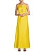 Antonio Melani x Style by Simkins Natalie Drapey Cutout Square Neck Sleeveless Dress, Color:Daffodil - Image 3