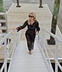Antonio Melani x Style by Simkins Rhodes Long Sleeved Lace Dress Swim Cover-Up, Color:Black - Image 6