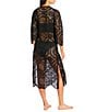 Antonio Melani x Style by Simkins Rhodes Long Sleeved Lace Dress Swim Cover-Up, Color:Black - Image 2