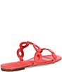 Antonio Melani x Stephanie Covington Aida Leather Double Band Disk Flat Sandals - Image 3