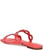 Antonio Melani x Stephanie Covington Aida Leather Double Band Disk Flat Sandals - Image 4