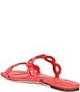 Antonio Melani x Stephanie Covington Aida Leather Double Band Disk Flat Sandals - Image 3