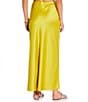 Antonio Melani x Stephanie Covington Allison Satin Mid-Rise Slip Coordinating Maxi Skirt - Image 2