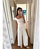 Antonio Melani x Stephanie Covington Danielle Crepe High-Rise Flat Front Wide Leg Coordinating Pants - Image 5