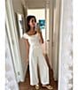 Antonio Melani x Stephanie Covington Danielle Crepe High-Rise Flat Front Wide Leg Coordinating Pants - Image 6