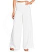 Antonio Melani x Stephanie Covington Danielle Crepe High-Rise Flat Front Wide Leg Coordinating Pants - Image 1
