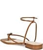 Antonio Melani x Stephanie Covington Erika Leather Ankle Strap Ornamented Thong Flat Sandals - Image 3