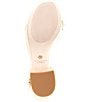 Antonio Melani x Stephanie Covington Lucy Linen Fabric Disk Platform Sandals - Image 6