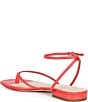 Antonio Melani x Stephanie Covington Mary Leather Ankle Strap Thong Flat Sandals - Image 3