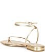 Antonio Melani x Stephanie Covington Mary Leather Ankle Strap Thong Flat Sandals - Image 3