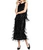 Antonio Melani x Style By Simkin Daphane Fringe Sequin Coordinating Skirt - Image 4