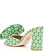 Antonio Melani x Style by Simkins Blake Cane Print Flowered Dress Slide Sandals, Green Multi - Image 3