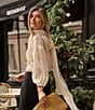 Antonio Melani x Style By Simkins Lynn Long Sleeve Tie Back Blouse - Image 1