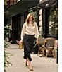 Antonio Melani x Style By Simkins Lynn Long Sleeve Tie Back Blouse - Image 6