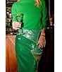 Antonio Melani x The Nat Note Naomi Embellished Martini Sequin Pencil Midi Skirt - Image 4