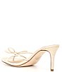 Color:Sweet Cream - Image 4 - x The Style Bungalow Amore Bow Raffia and Leather Dress Sandals