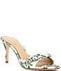 Color:Palm Ivory - Image 1 - x The Style Bungalow Manana Floral Print Bow Slide Mules