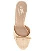 Color:Natural - Image 5 - x The Style Bungalow Manana Bow Coated Raffia Slide Mules