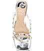 Antonio Melani x. M.G. Style Ridley Metallic Leather Studded Dress Sandals, Color:Silver - Image 5